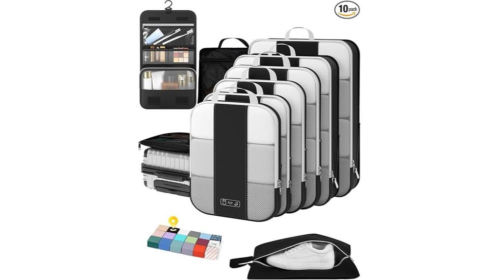 travel compression packing cubes