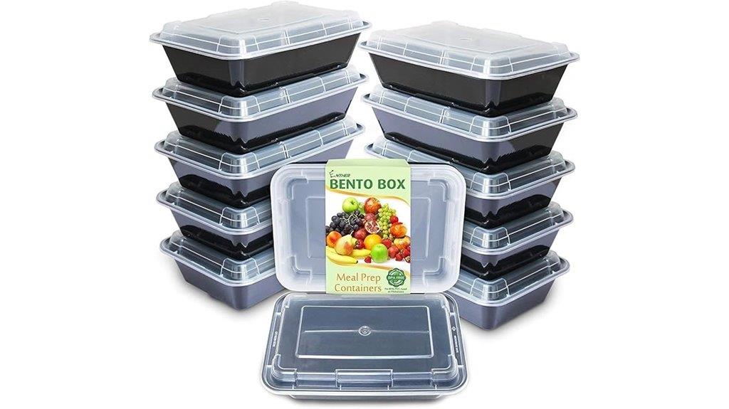 twelve bpa free bento boxes