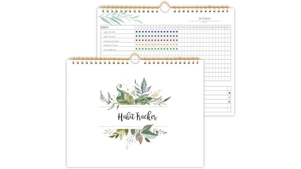 undated monthly habit planner