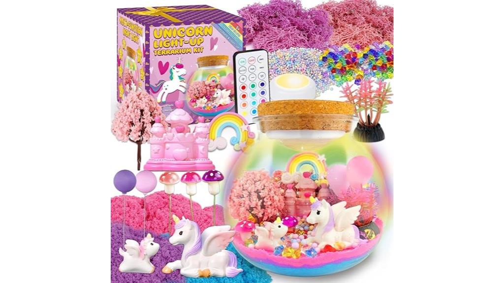 unicorn terrarium craft kit