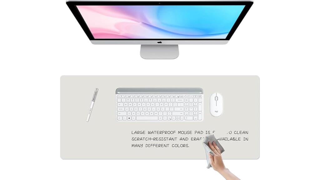 waterproof erasable desk mat