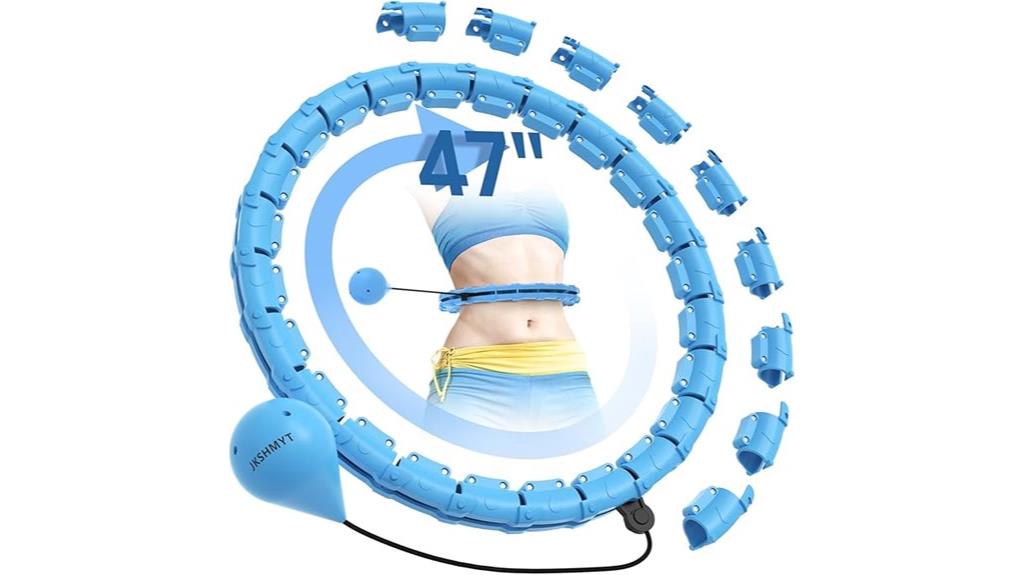 weighted adult exercise hoop