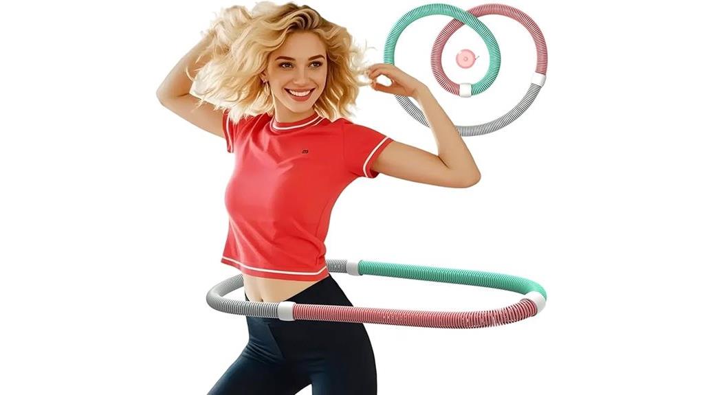 weighted soft spring hula hoop