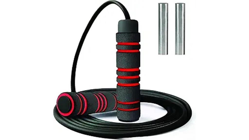 weighted speed rope workout