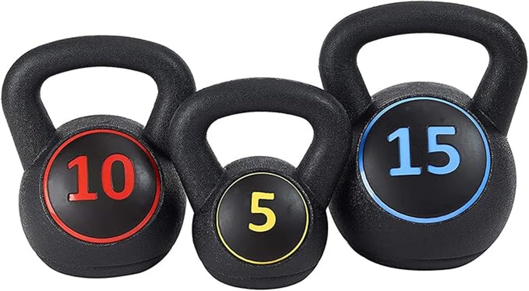 wide grip kettlebell set