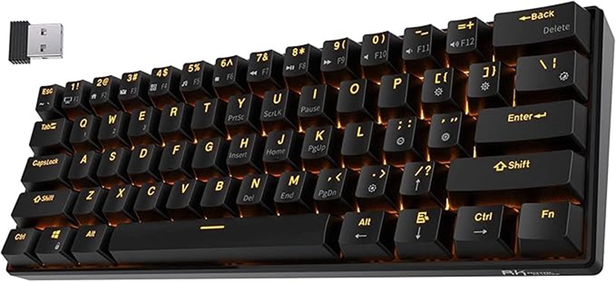 wireless 60 mechanical keyboard