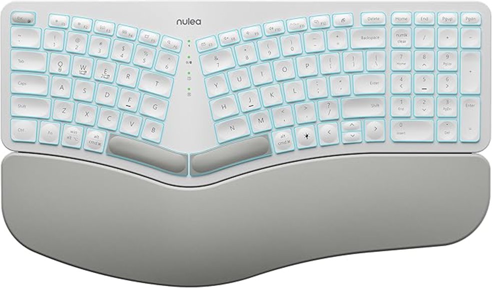 wireless ergonomic keyboard
