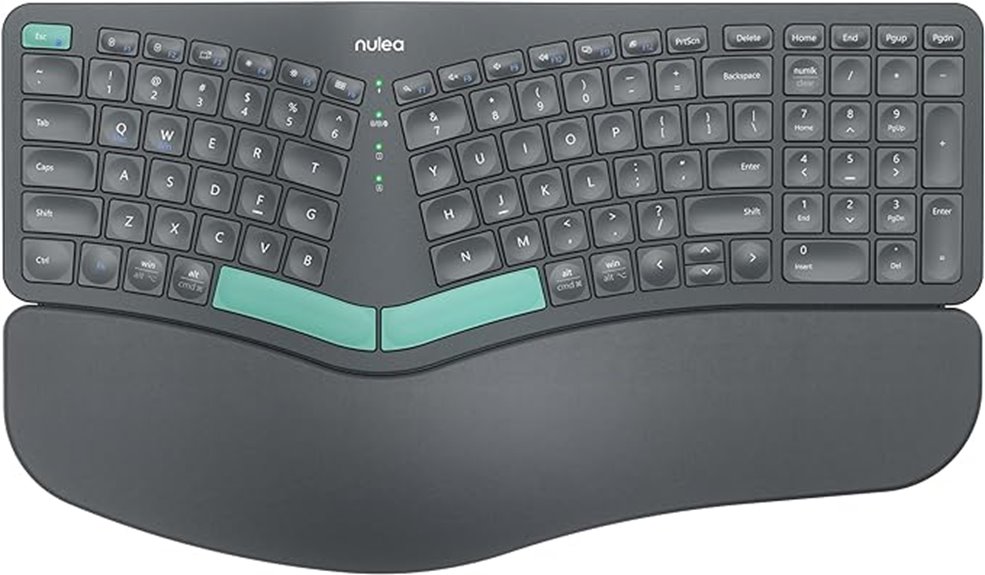 wireless ergonomic split keyboard