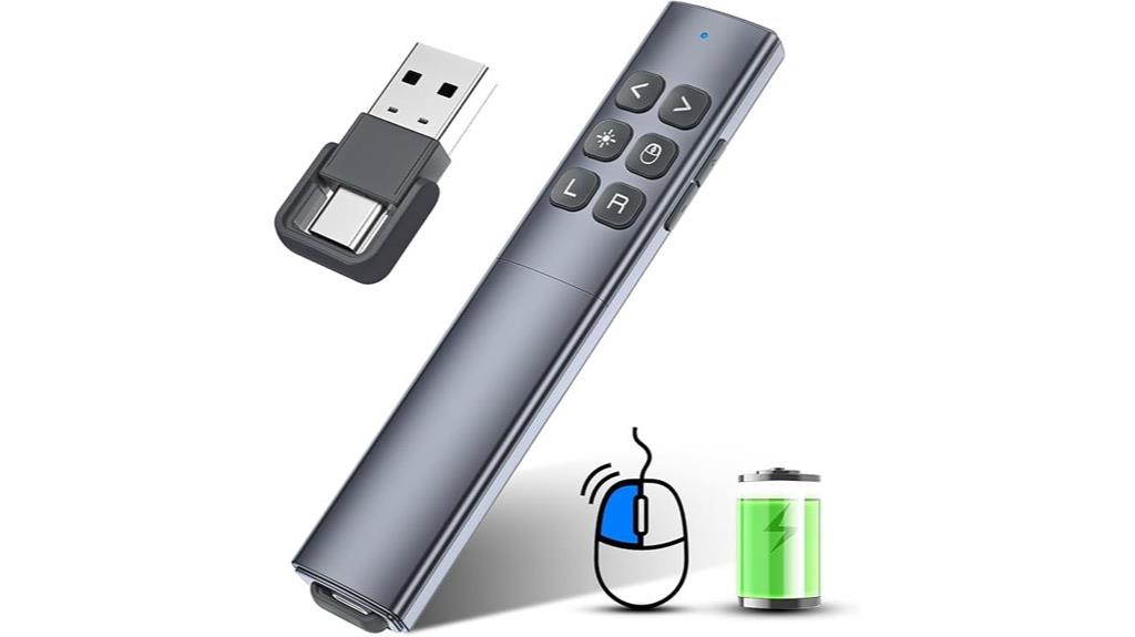 wireless presentation remote control