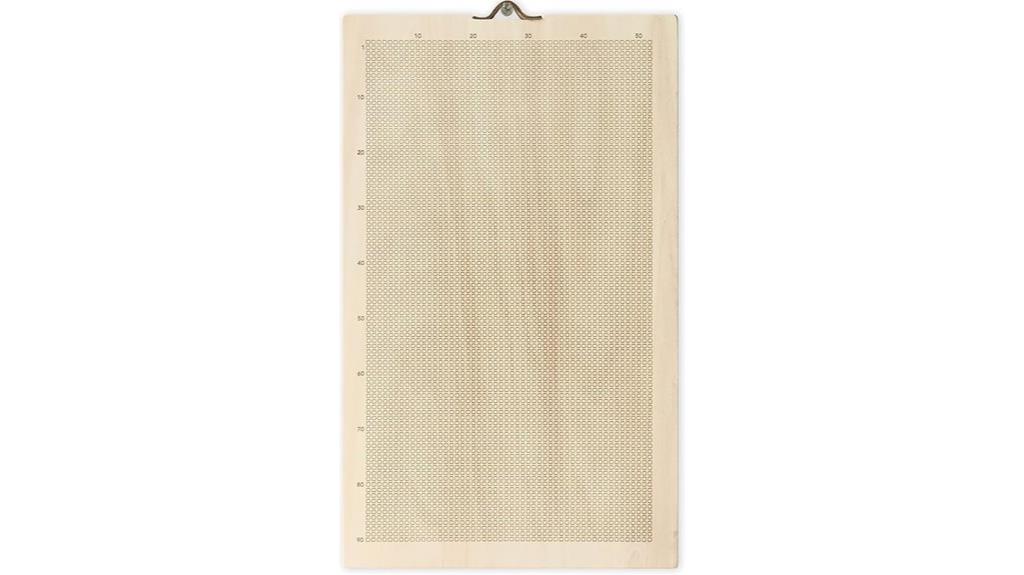 wooden life calendar