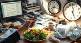 desk lunches harm wellbeing