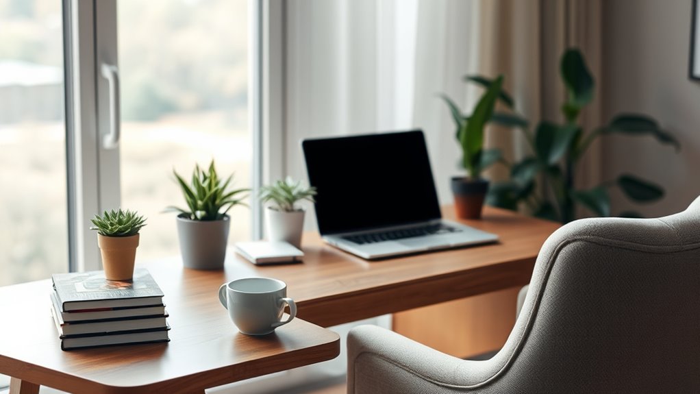 set digital boundaries and declutter