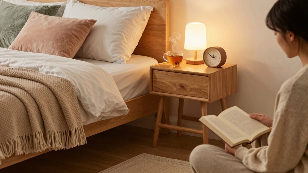 consistent calming evening activities