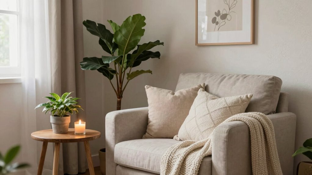 create calming personal sanctuary