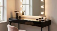illuminated beauty workspace