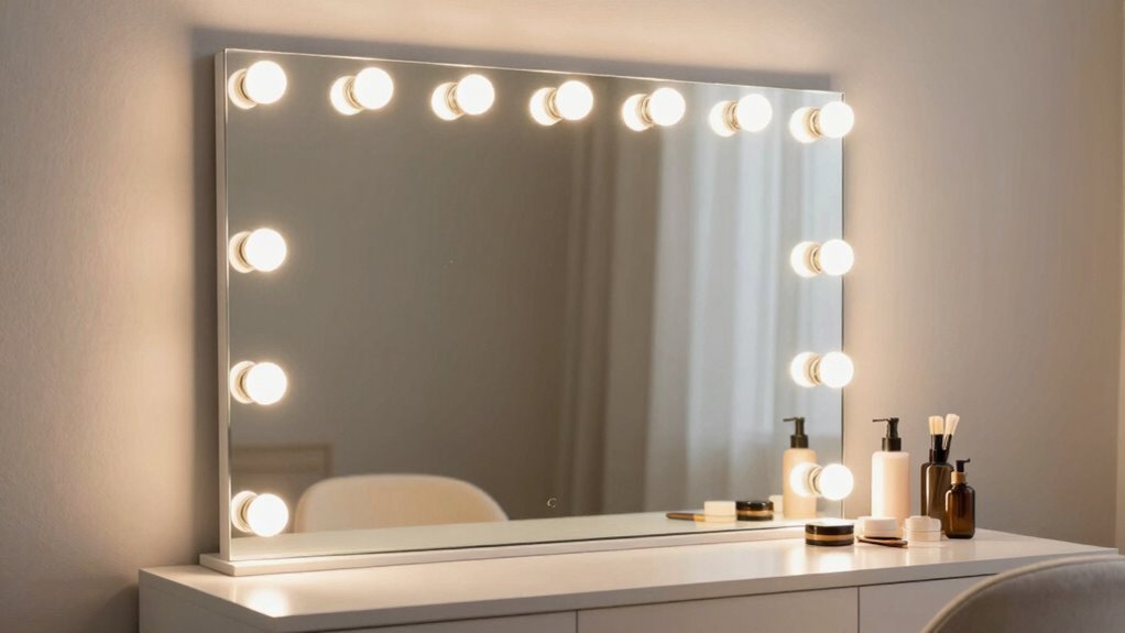 lighting reflection beauty routine