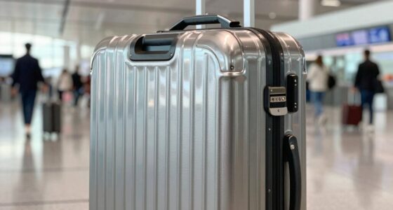 luxury durable travel luggage