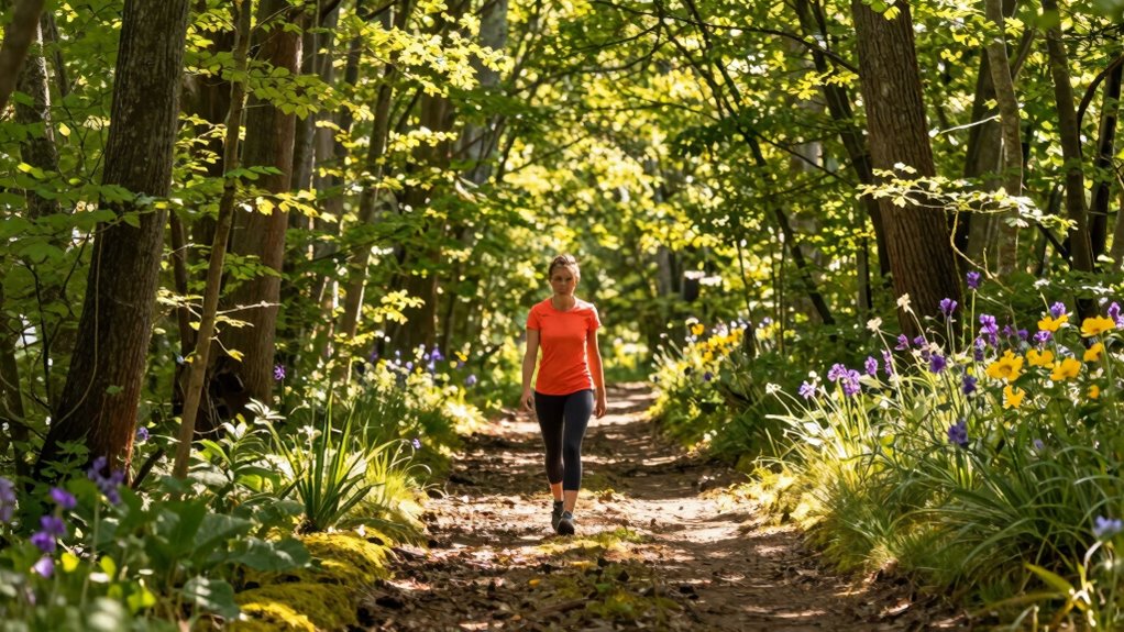 mindful walking enhances wellness