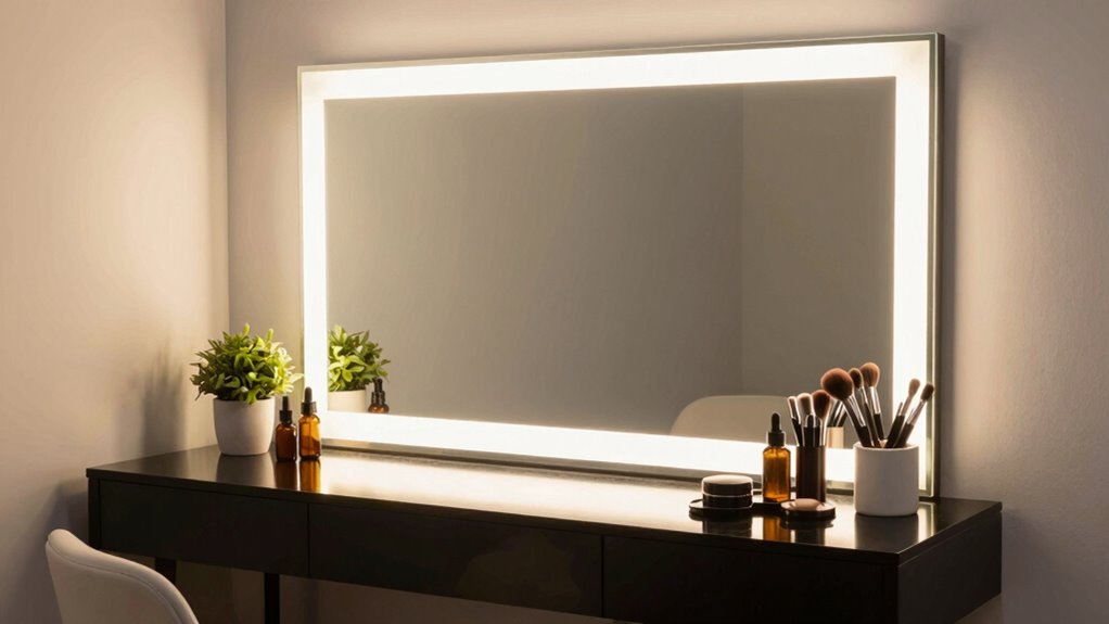 optimal lighted vanity setup