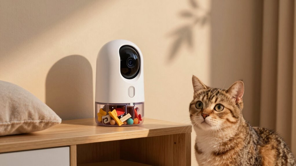 pet camera treat dispenser