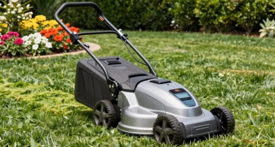 premium battery lawn mower