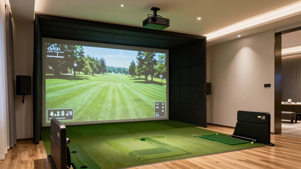 premium home golf setup