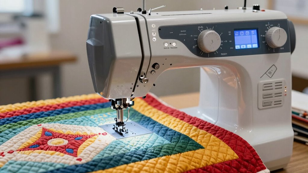 premium quilting machine features