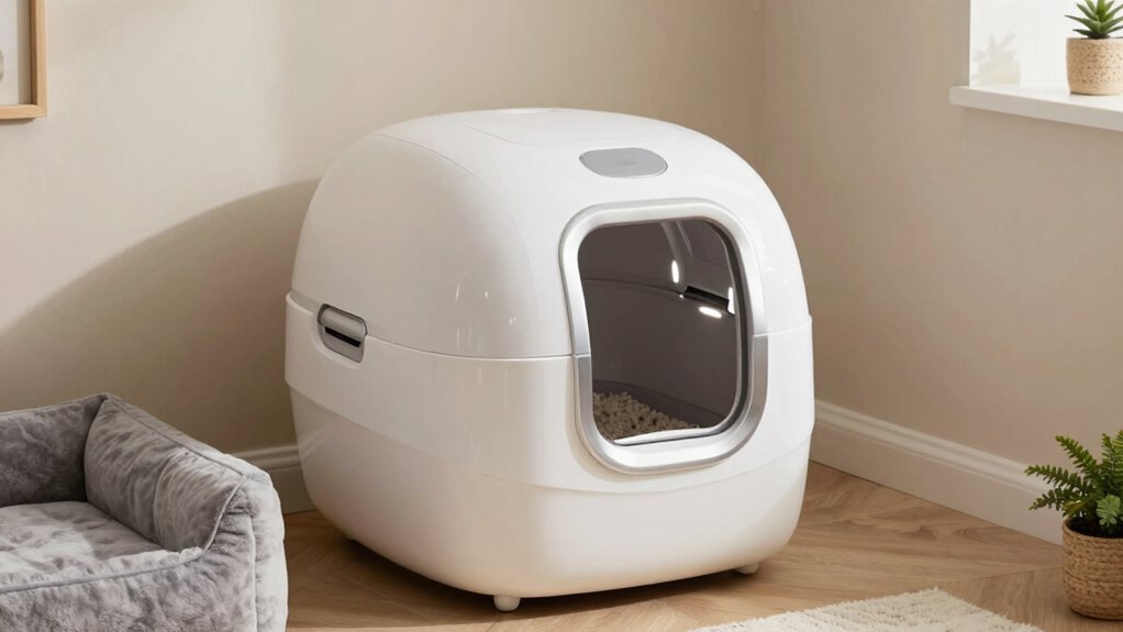 premium self cleaning litter box