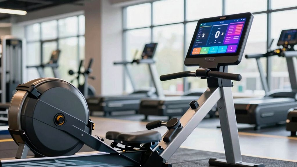 screen enhances workout experience