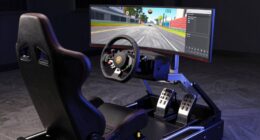 sim racing cockpit assembly