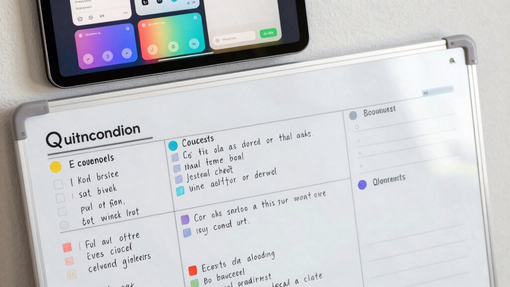 whiteboard vs digital planner