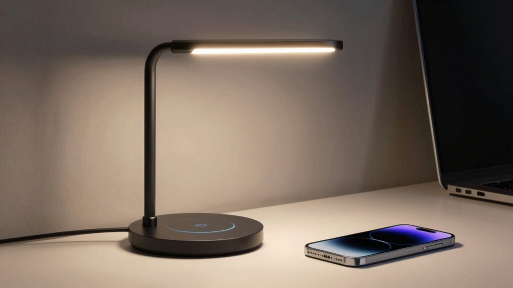 wireless charging desk lamp