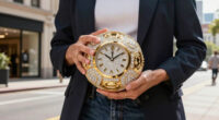 Louis Vuitton Offers a Soccer Ball-Shaped Gold and Diamond Clock as Part of a Special Collaboration