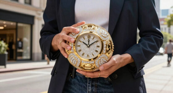 Louis Vuitton Offers a Soccer Ball-Shaped Gold and Diamond Clock as Part of a Special Collaboration