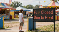 'Great American State Fair' temporarily shut down for heat