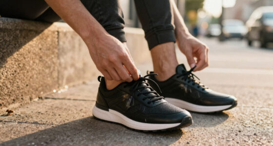 Leather Running Sneakers