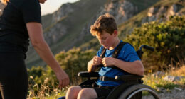 Paraplegic boy doing Three Peaks Challenge meets Catherine