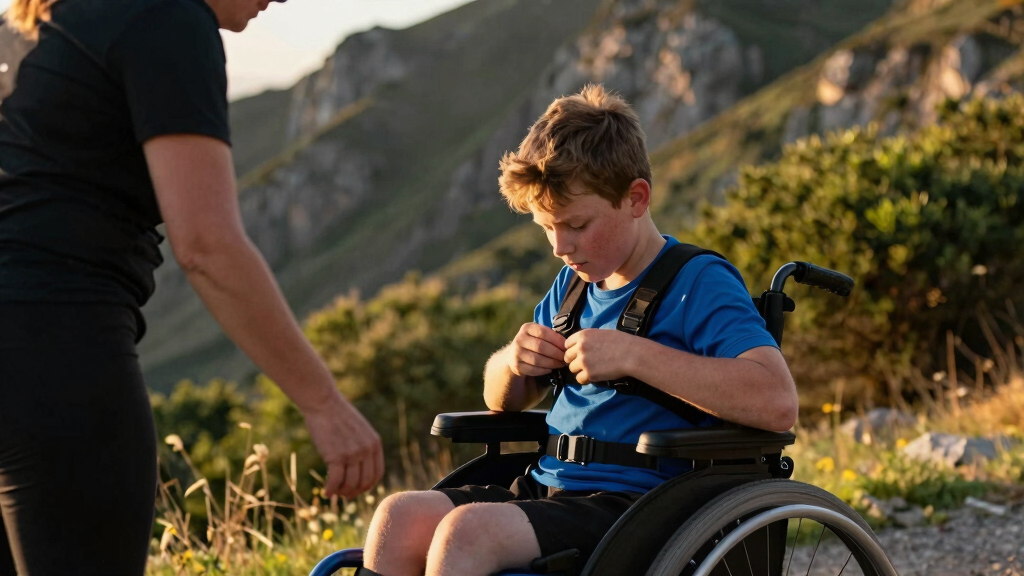 Paraplegic boy doing Three Peaks Challenge meets Catherine