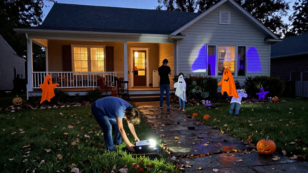 14 Best Halloween Outdoor Projector Lights for Spooky Ambiance in 2027